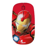 Mouse Inalambrico Usb Xtech Iron Man Megasoft Caballito