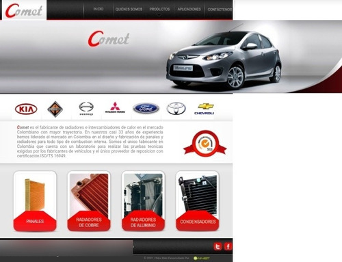 Radiador Chevrolet Aveo Automatico Marca Comet Foto 4