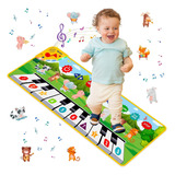 Tapete Musical Piano Juguetes Bebé Alfombrilla Manta Niños