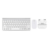 Pack Teclado Y Mouse Levo + Audífonos Lhotse Rm7 Pro Blanco