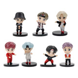 Bts Kpop Bangtan Boys Muñecas De Dibujos Animados 7 Pcs