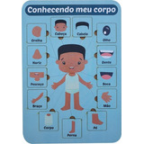 Conhecendo Meu Corpo Menino Brinquedo Educativo Corpo Humano