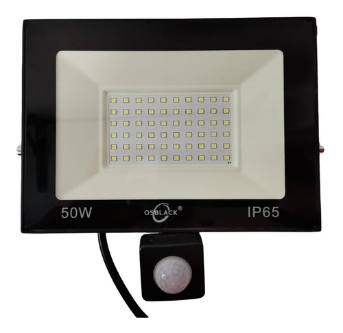 Lampara Reflector Linterna Led 50w Exterior Ip65 Sensor Luz