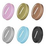 Hinlot Pack Of 6 Colored Coin Slot Lids For Regular Mouth Ma