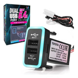 Mictuning Dual Usb 12-24v Cargador Rápido Para Toyota