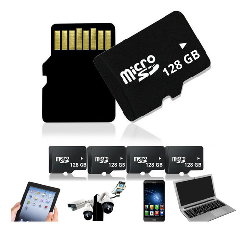 Cartão Micro Sd 128gb Classe P/ Celular,camera,notebook E Pc