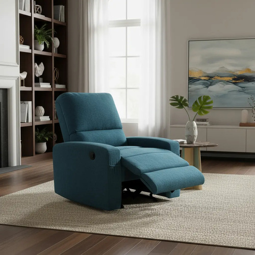Sillón Reclinable Ares, Eléctrico Con Bolsillos