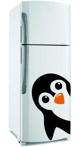 Adesivo Pinguim Gigante 1m Para Geladeira Qualquer Modelo