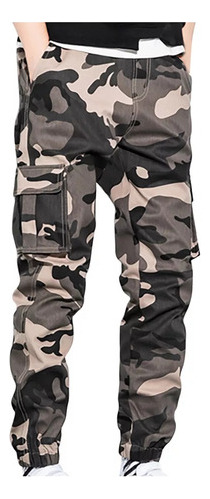 Pantalones De Hombre De Talla Grande Y Camuflaje Con Corte F