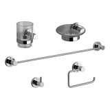 Set Baño Fv Kit Accesorios 5 Piezas California 0179.05/17 Cr