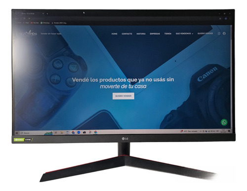 Monitor Gamer LG 32gn500-b + Cable Power Y Cable Display 
