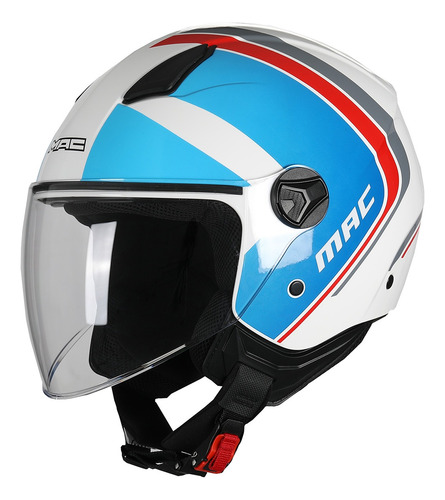 Casco Abierto Moto Mac Beat Visor Transparente Marelli