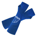 Calentadores De Brazos De Voleibol Con Almohadillas Xl Azul
