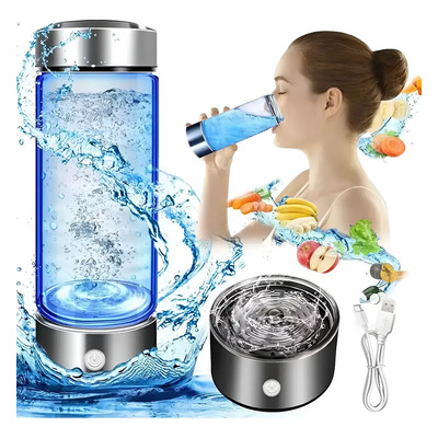 Qqrx = . $ Botella Eléctrica De Hidrógeno Con Taza De Agua