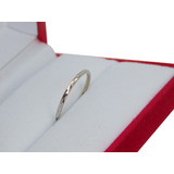 Anillo Facetado Oro Blanco 18k Modelo 1000 Joyeria Esponda