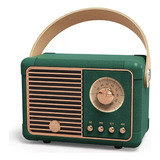 Caixa Bluetooth Retrô Estilo Rádio Vintage Som Portátil 