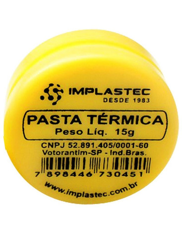 Pasta Termica 15g Implastec 10 Unidades Cpu Cooler