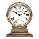 Nikky Home Reloj De Manto Dorado Vintage, Silencioso Sin Tic