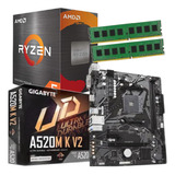 Combo Actualizacion Pc Amd 4600g + Mother + 16 Gb