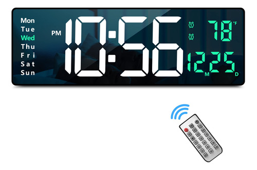 Reloj De Pared Digital Con Pantalla Grande, Relojes De Pared