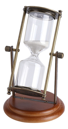 Reloj De Arena Sand Timer, 15 Minutos, Giratorio, De Cristal