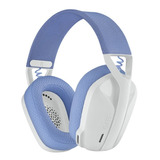 Auriculares Gamer Inalambricos Logitech G435 Banco Y Azul 