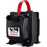 Transformador 5000va V&m 110 220 E 220 110 Tomada De 3 Pinos