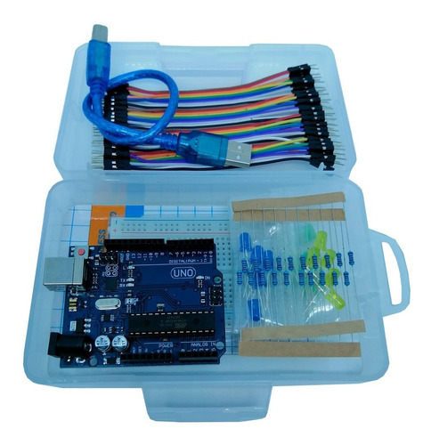 Kit Protoboard Tarjeta De Desarrollo Uno Compatible Arduino 