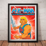 Cuadro Cartoons - He-man - Retro Vintage