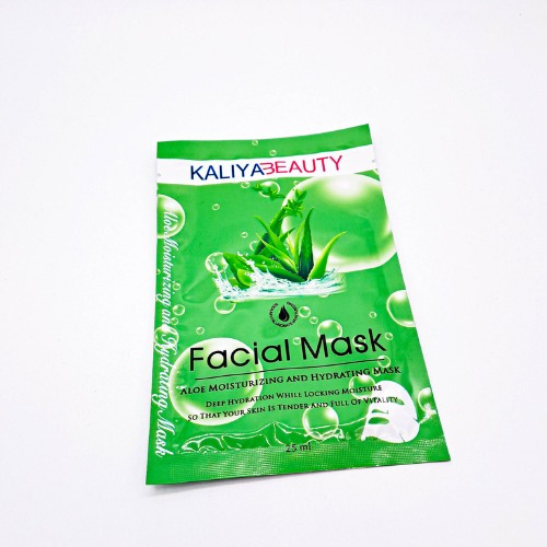 Caja De 10 Mascaras Faciales Kaliya Beauty- Aloe Vera