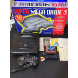 Mega Drive 3 10 Jogos Controle Turbo Na Caixa 