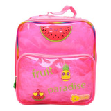 Lonchera Trasparente Fruit Sandia Rosa Ll20lbi15 Lluvia Transaparente