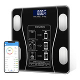 Balanza Digital Bluetooth Inteligente 180k Negro