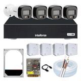 Kit 4 Cameras Intelbras 1080p Full Color Hd 2 Tb Dvr 8ch