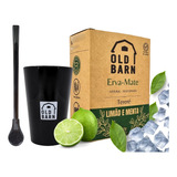 Kit Tereré Old Barn Copo Bomba Preta Erva Mate Premium 500g