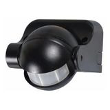 Sensor De Movimiento 180º Ip44 Uso Interior / Exterior Negro