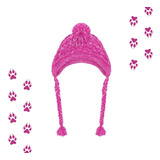 Gorro De Invierno Para Mascotas | Gorro De Lana Color Fucsia