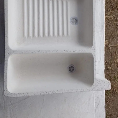 Lavadero De Granito Con Pileta 49cm Ancho X 40cm Largo | Meses sin interés