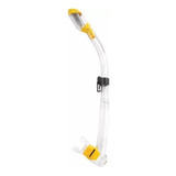 Snorkel Cressi Supernova Dry Buceo Y Apnea Clear Amarillo