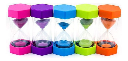 Reloj De Arena Hexagonal Temporizador 10/15/30/60 Minutos Co