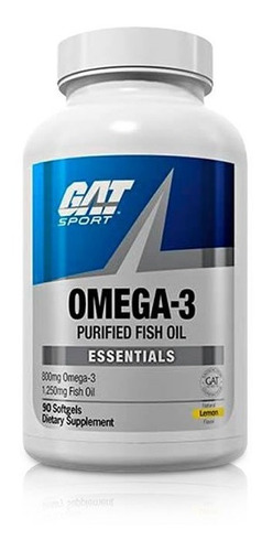 Gat Sport Omega-3 Soft Gels Con 90 Cápsulas