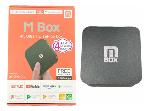 Tv M Box 4k Ultra Hd S-mart Tv Android 4 Pantallas En 1