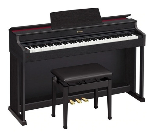 Piano Digital Casio Celviano Ap470 Preto 88 Teclas C/banco