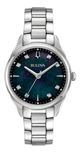 Reloj Bulova Sutton Diamantes 96p198 Original Para Dama