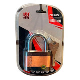 Candado Antirrobo De Seguridad Hierro Reforzado 60mm Fe2749