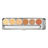 Paleta Dermacolor 6 Cores Kryolan Modelo Bp4