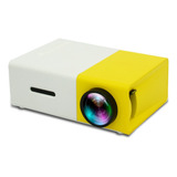 Mini Proyector Estándar Estadounidense Amarillo Y Blanco.