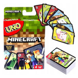 Uno Minecraft Original Mojang Creeper Steve Juego De Cartas