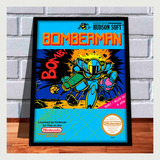 Quadro Decorativo Capa A3 33x45 Bomberman Nintendinho