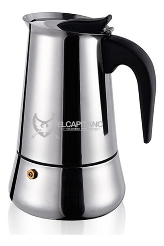 Cafetera Italiana Para 6 Tazas, Acero Inoxidable